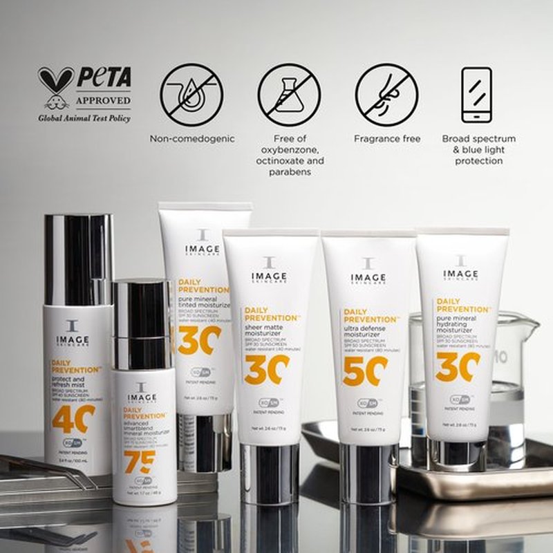 IMAGE Skincare DAILY PREVENTION Sheer Mineral Sun Serum, SPF 30, Lightweight, Tinted Broad Spectrum Sunscreen, 1 Ounce
