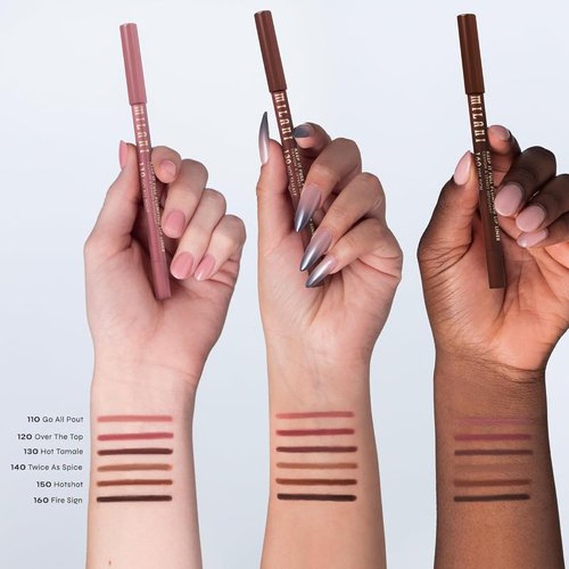 Milani Keep It Full Plumping Lip Liner - Long-Lasting Creamy Pencil for Fuller Lips - Vegan & Cruelty-Free, 8-Hour Wear