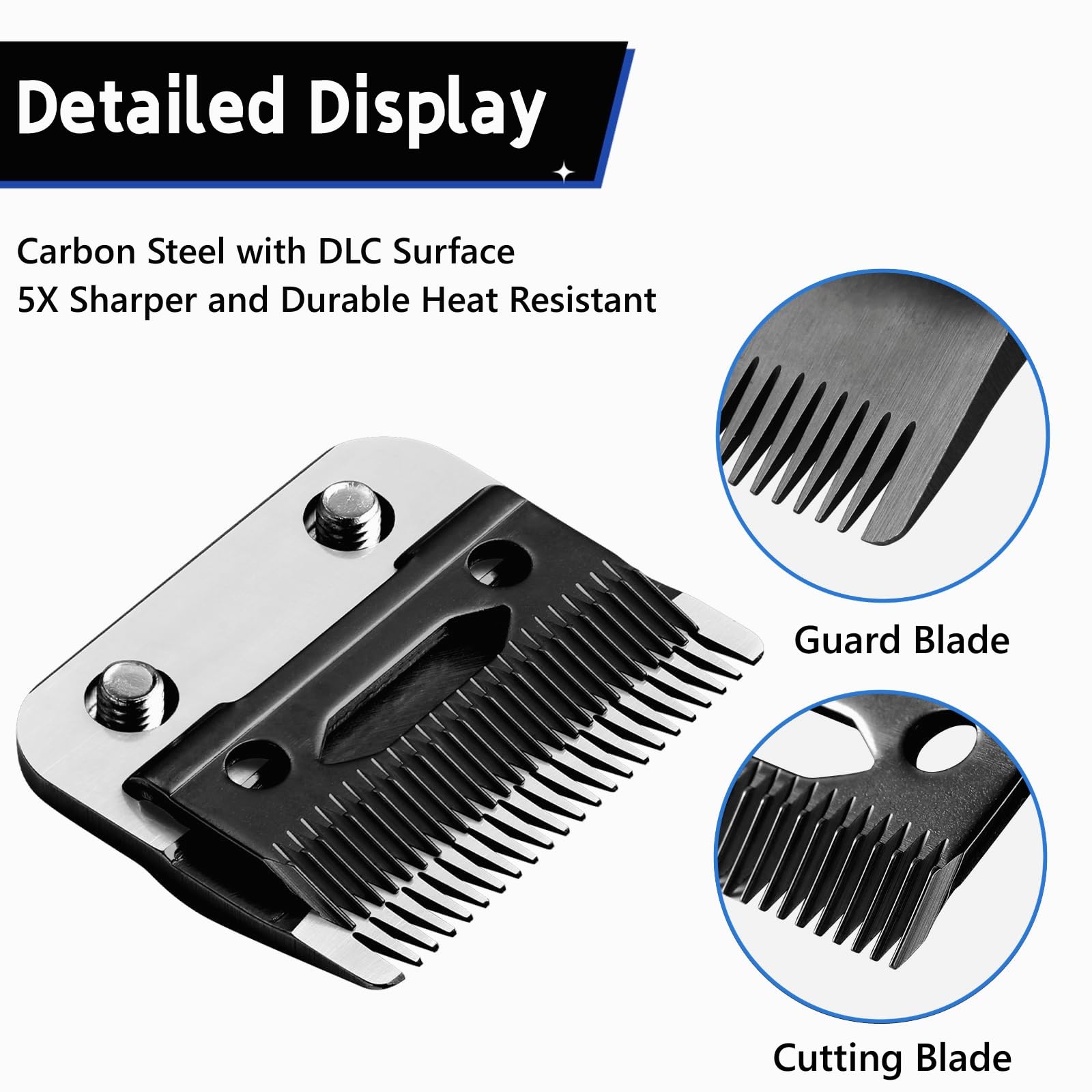 Replacement DLC Blade Compatible with BaBylissPRO FX870 Series and FX825 Outlining Hair LoPROFX Trimmers FX880
