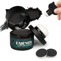 Farndu Root Touch Up Hair Color 12g, Instantly Hairline Powder, Hair Root Touch Up, Bald Spots Hair Color Concealer for Women & Men, 24-Hour Stain-Proof, 2 Refills, Waterproof, Sweatproof, Black