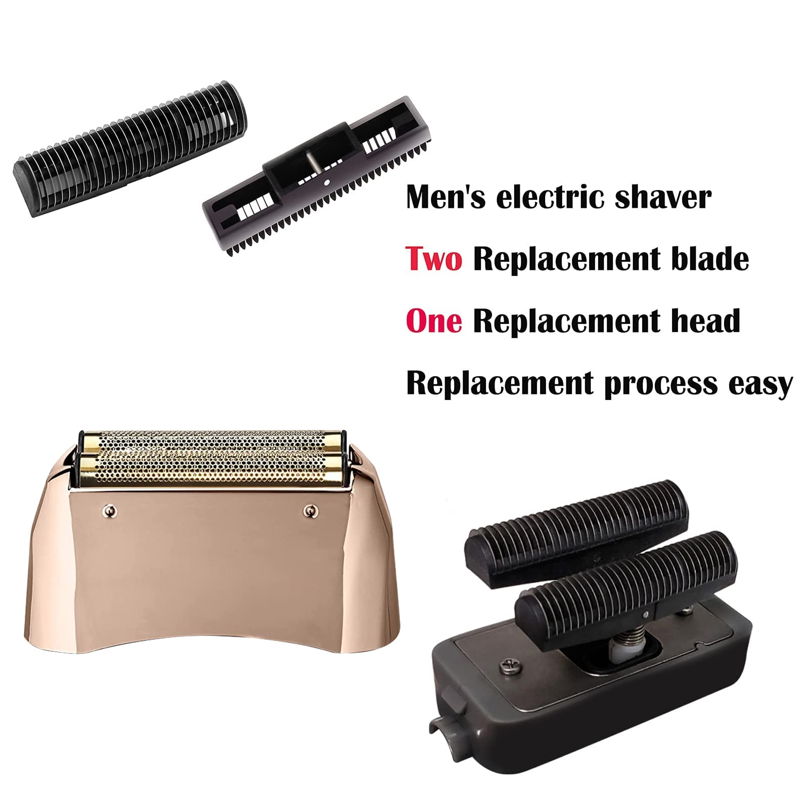 Shaver Replacement Pro Foil & Cutter,Compatible with andis TS-1 Shaver Head