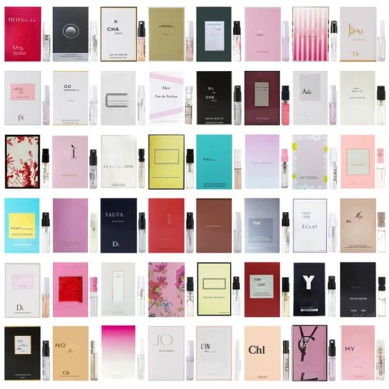 Designer Perfume Sampler Set - High-End Fragrance Samples for Women | 12 Random Scents