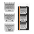 HONGNAL 3PACK Dog Grooming Clipper Replacement Blades Compatible with Andis Pet Clipper/Oster A5/Wahl KM Series Dog Clipper,Ceramic Blade & Stainless Steel Blade (4FC+5FC+7FC)