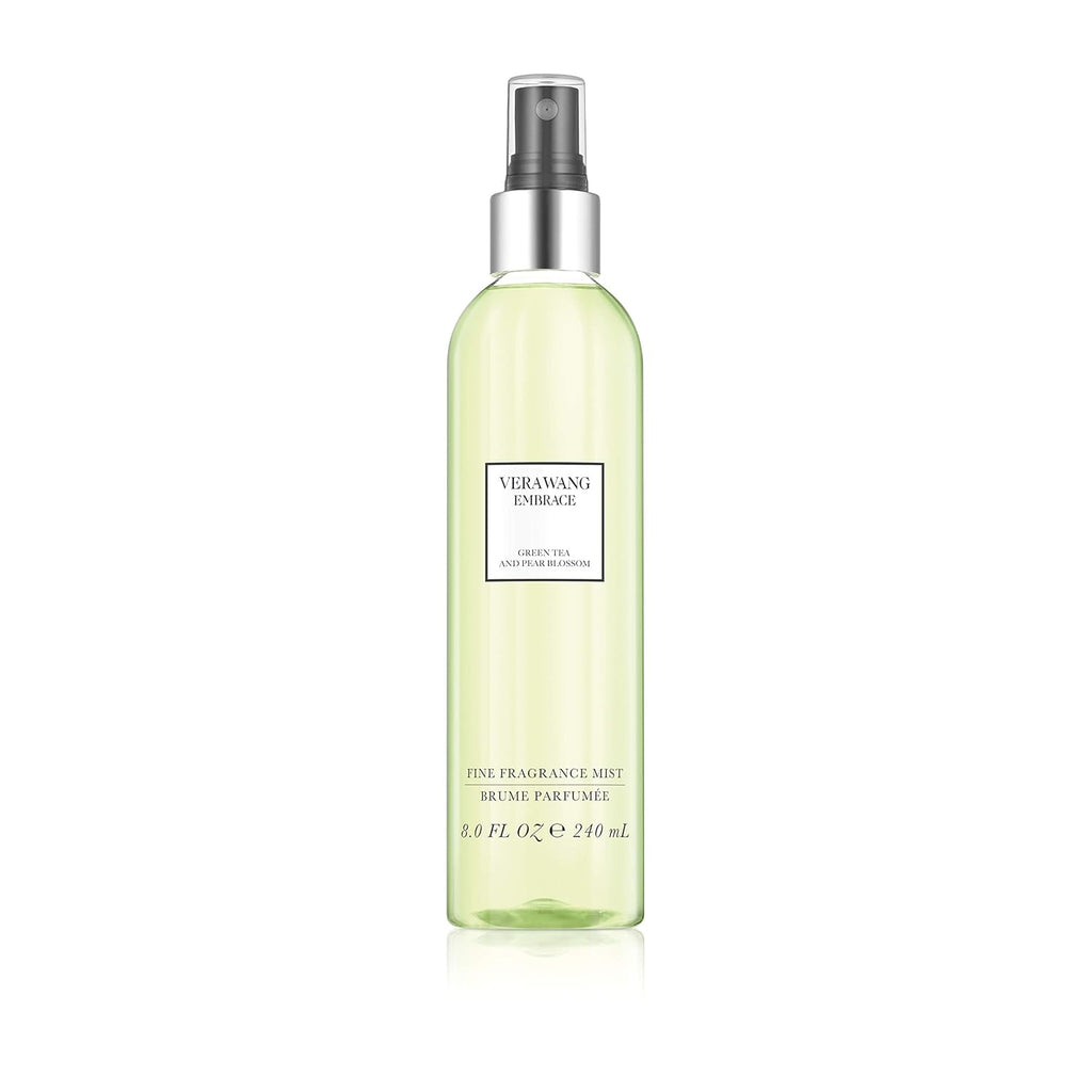 Vera Wang Embrace Body Mist Spray - Green Tea & Pear Blossom Scent | 8 Oz Refreshing Fragrance