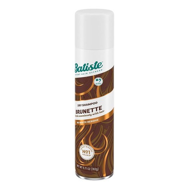 Batiste Dry Shampoo for Brunette Hair - Refresh & Absorb Oil, Waterless Formula, 5.71 oz