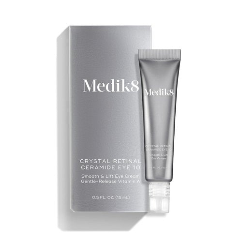 Medik8 Crystal Retinal Ceramide Eye Cream - Lifting & Smoothing for Wrinkles - 0.5 ml