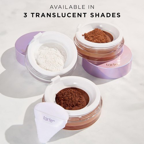 Tarte Creaseless Setting Powder - Lightweight, Oil-Absorbing Loose Face Powder for Longwear Finish | Vegan & Cruelty-Free