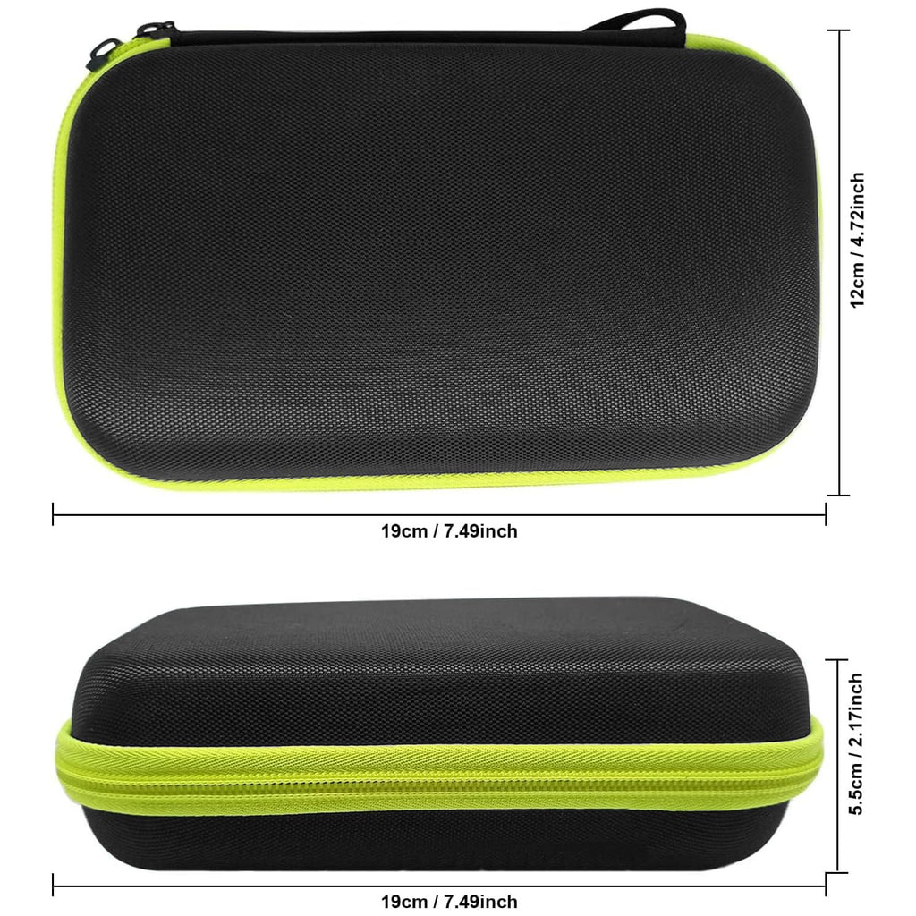 LinMei Hard Travel Case for Electric Trimmers & Shavers - Protective Organizer Compatible with QP27XX, QP28XX and QP6XXX - EVA Shell with Accessory Pocket - Black (Case Only)