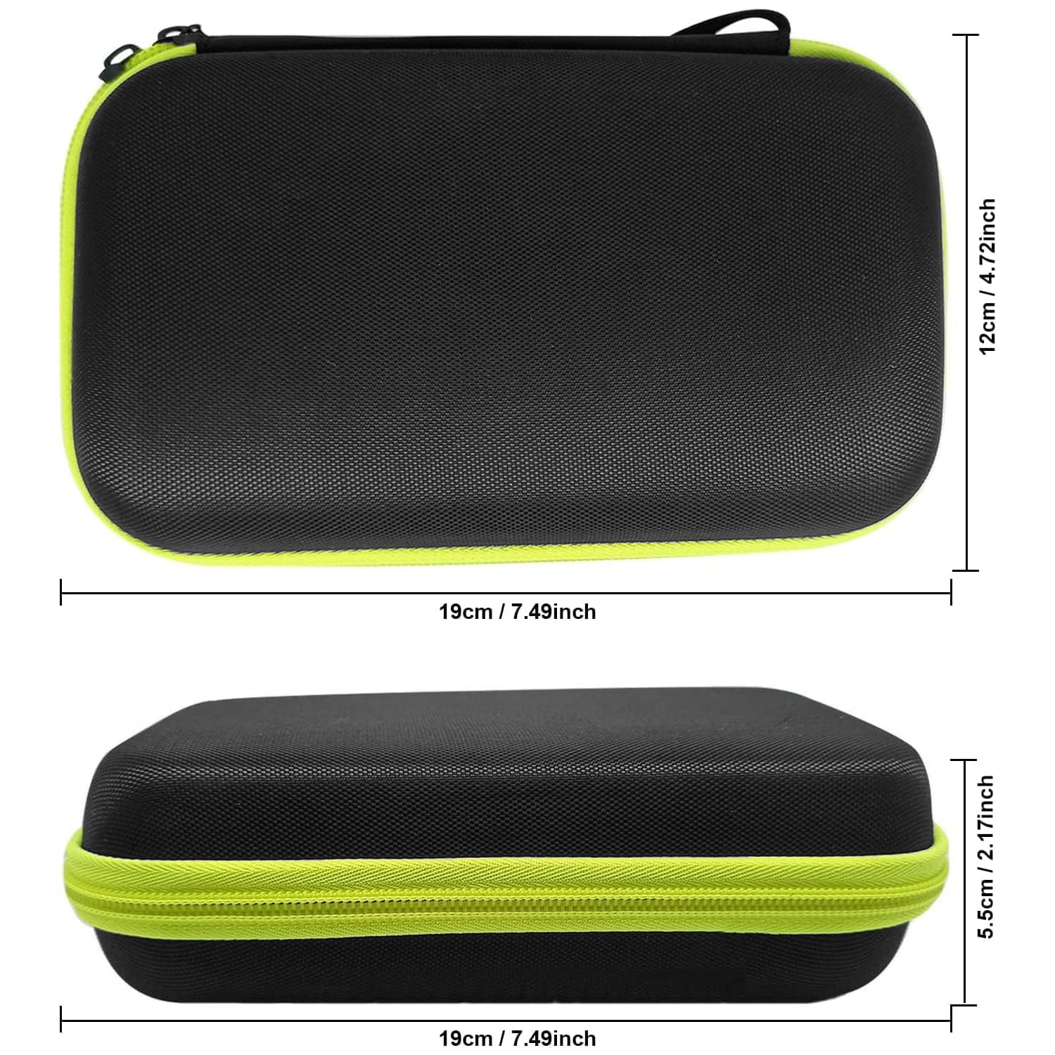 LinMei Hard Travel Case for Electric Trimmers & Shavers - Protective Organizer Compatible with QP27XX, QP28XX and QP6XXX - EVA Shell with Accessory Pocket - Black (Case Only)