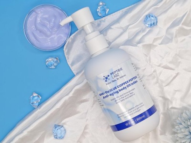 Copper Peptide & Hyaluronic Acid - Body Lotion - Skin Revitalizing, Skin Firming & Hydrating Formula, 10 Fluid Ounce