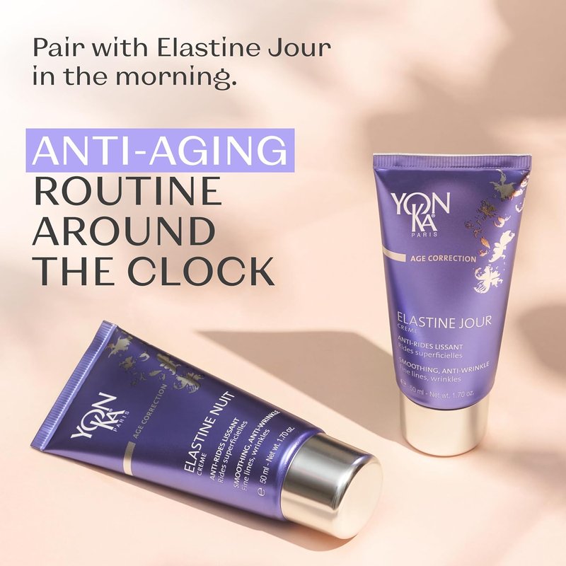 Yonka Elastine Anti-Aging Face Cream - Smooths Wrinkles & Firms Skin | Deep Hydration with Vitamins A, C & E
