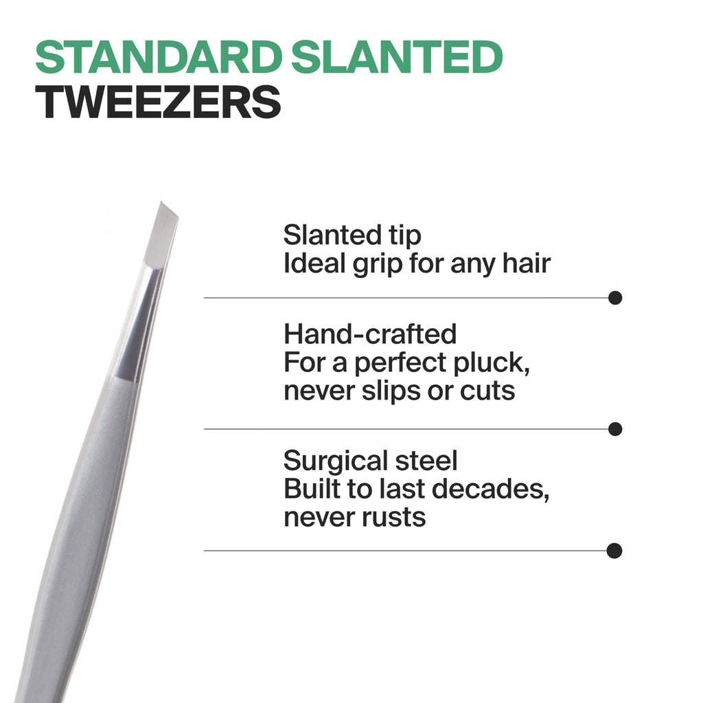 GERMANIKURE Slanted Tweezers - No Case - Made in Solingen Germany