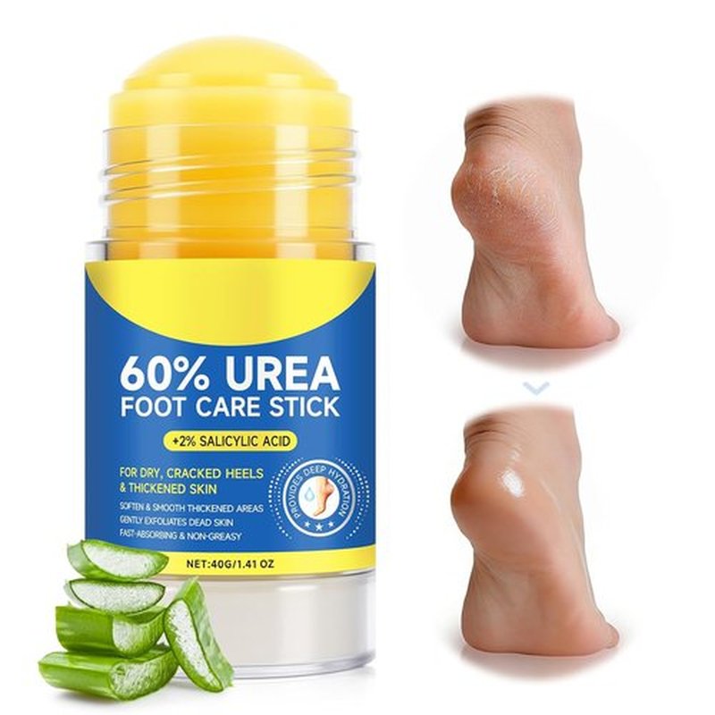 **Regine Switzerland 60% Urea Cream Stick - Maximum Strength Foot Cream for Dry Cracked Heels | Rapid Callus Remover**