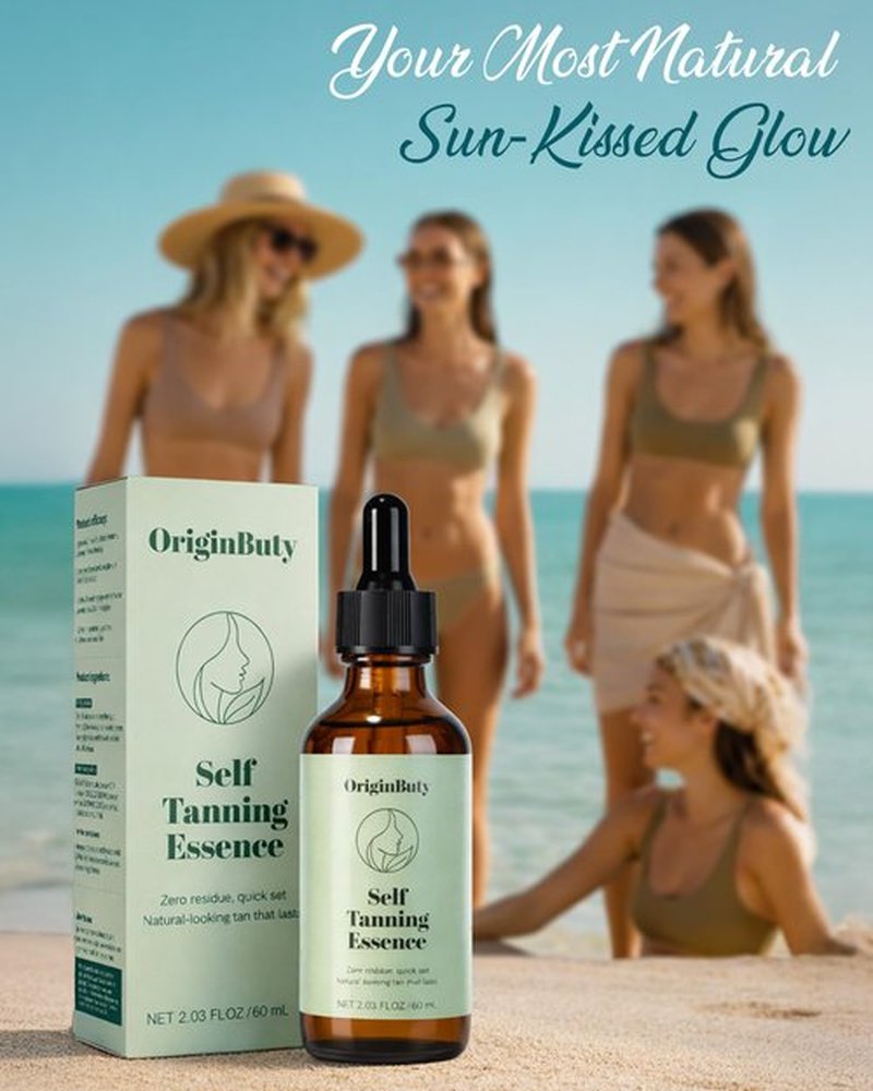 Face Tanning Drops, 2.03 fl oz DHA Self Tanning Drops with Glycerin, No Dye No Staining, No Lotion Mixing Needed, Natural Long-Lasting Glow Up to 6+ Days, Easy to Use Self Tan Drops