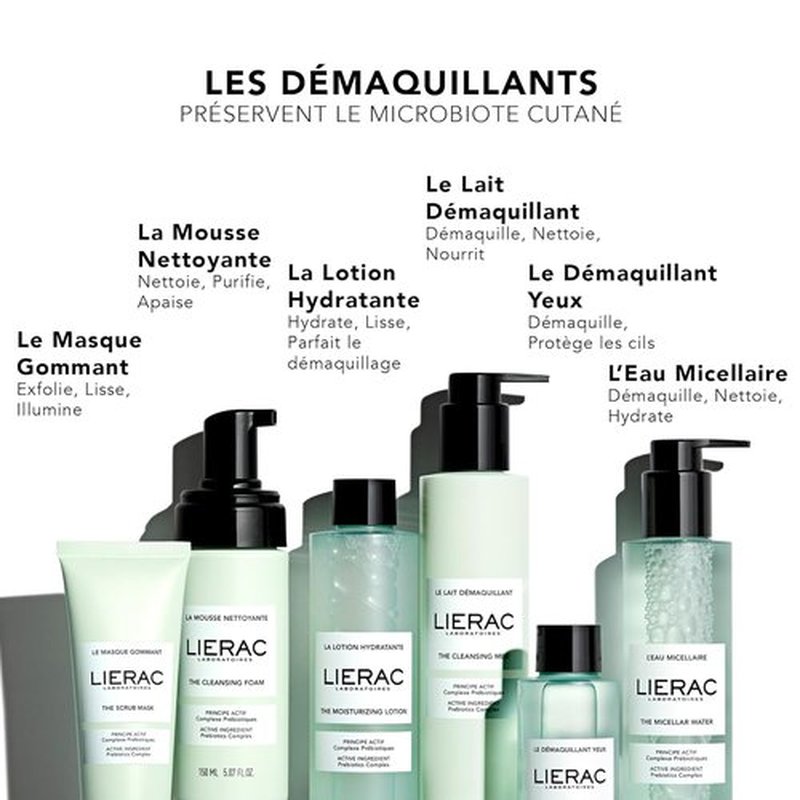 Lierac Moisturizing Face Toner - Hydrating & Gentle Makeup Remover for All Skin Types | 200ml Bottle
