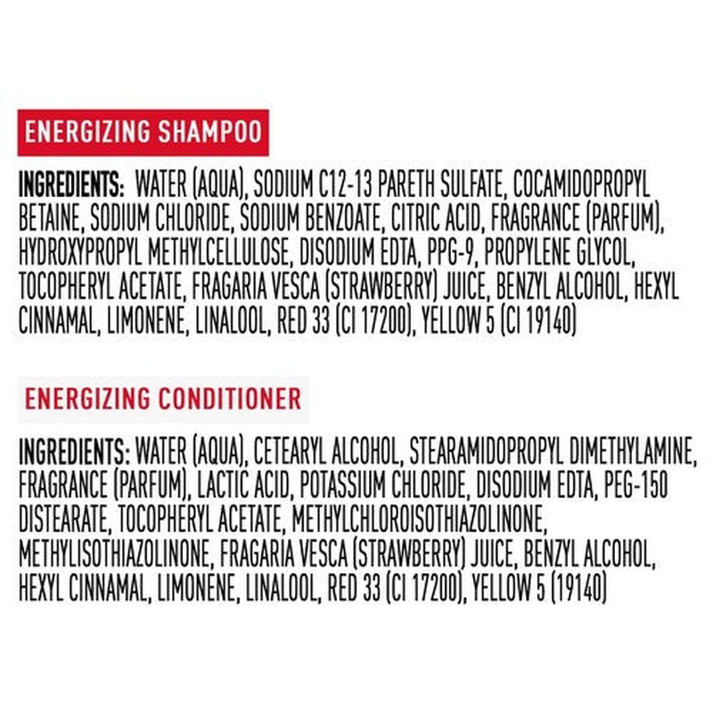 Suave Shampoo & Conditioner Set, Sun-Ripened Strawberry – Everyday Energizing Formulas with Fruit Extract & Vitamin E, 22.5 Oz Ea (2 Piece Set)