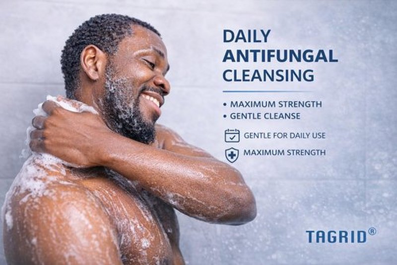 Antifungal Oatmeal Tea Tree Soap: Slow-dissolving Body Bar for Athletes Foot & Active Lifestyles – Daily Skin Care to Help Relieve Skin Discomfort Associated with Jock Itch, Ringworm, and Fungal Acne