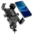 Litchigonzhu Bike Phone Mount Holder, Motorcycle Phone Mount, 3rd-Gen Anti Vibration for Scooter, E-Bicycle, Durable Phone Holder Handlebar[1s Release] Suitable for Smartphones 4.7-7.1",