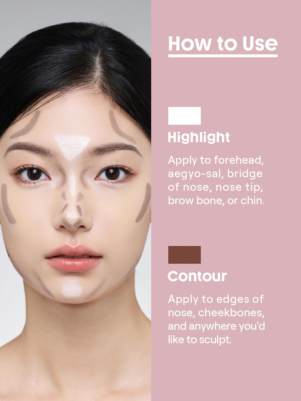 SHEGLAM Fine Line 2-In-1 Nose Contour & Highlight Pen Long Lasting Waterproof Cream Bronzer & Highlight Sticks
