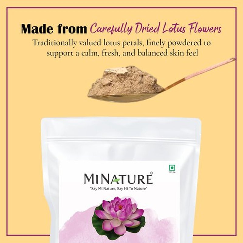 minature Lotus Powder | Flower Petal Powder | Nelumbo nucifera | | 100% Natural | Face Pack | Flawless Skin |227g (8 oz)