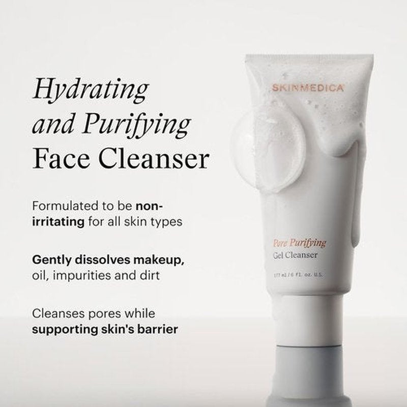 SkinMedica Pore Purifying Gel Cleanser - Clinically Proven Formula for Makeup Removal & Pore Purification, 6 Fl Oz