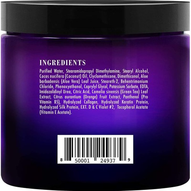 Botanic Hearth Purple Hair Mask - Sulfate & Paraben Free Treatment for Blonde, Silver & Gray Hair | 8 Fl Oz