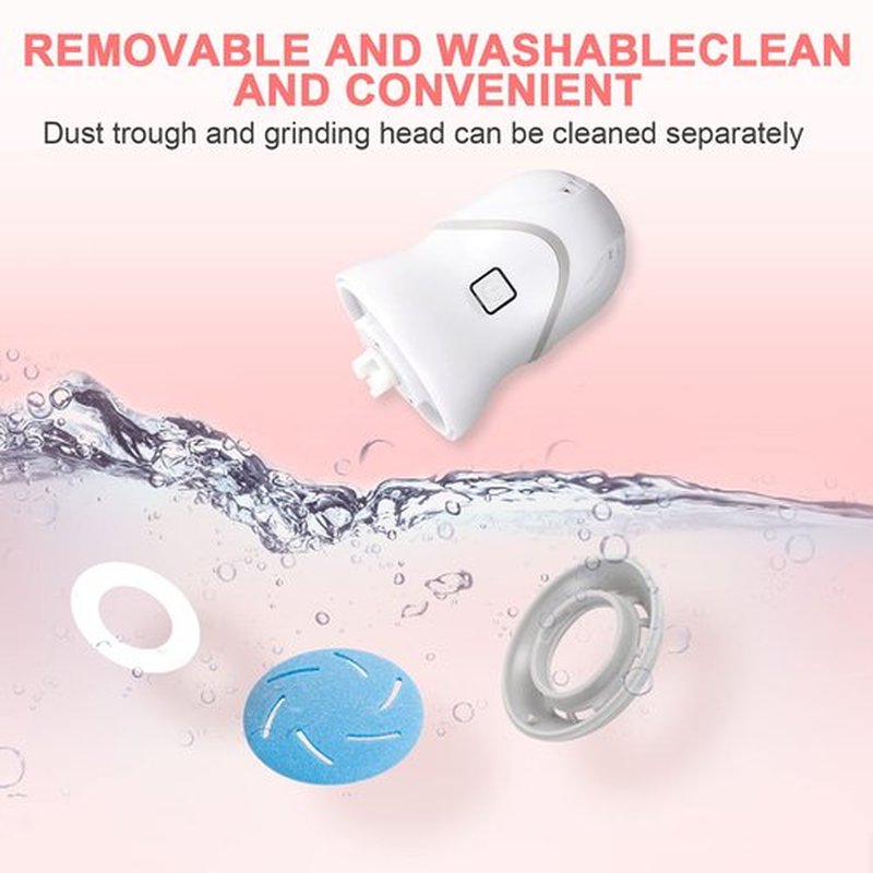 Professional Electric Feet Callus Remover,Portable Rechargeable Foot File Pedicure Tools with Vacuum Adsorption Foot Grinder 2 Speed 3 Grinding Heads, Ideal for Dead Skin/Powerful Exfoliation