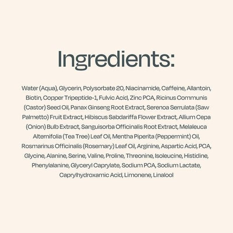 Overtone Revitalizer - Hair Growth Elixir with 14 Amino Acid Complex | Naturally Derived, 144 mL