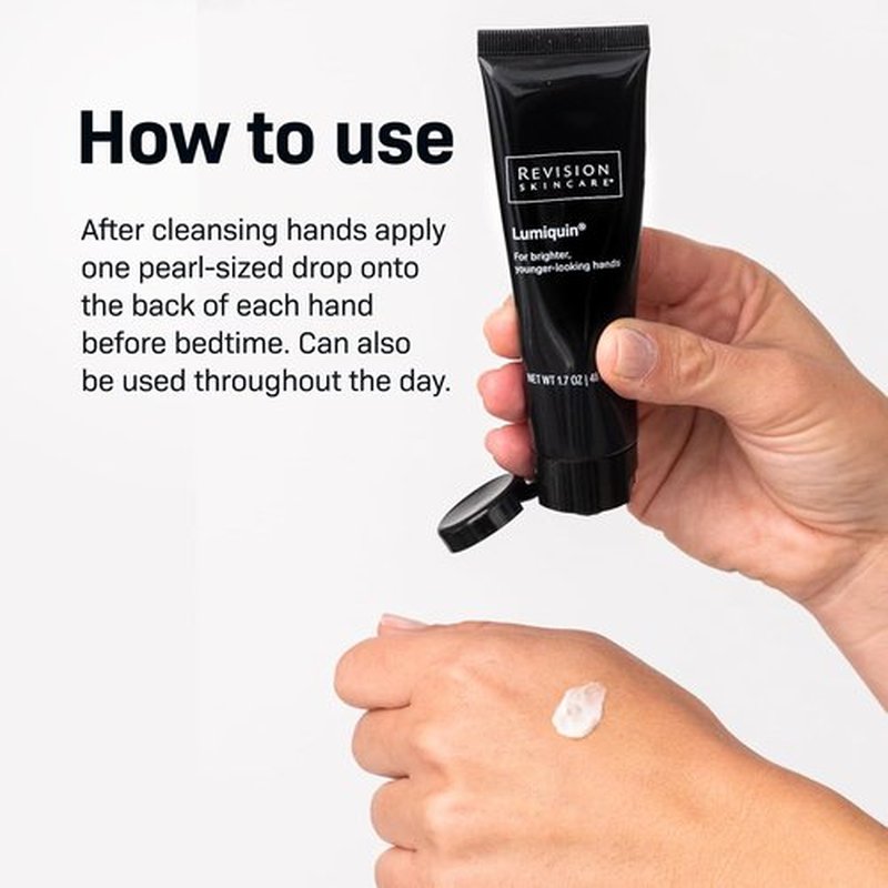 Revision Skincare Lumiquin® Hand Cream - Anti-Aging Moisturizer for Skin Brightening | 1.7 oz