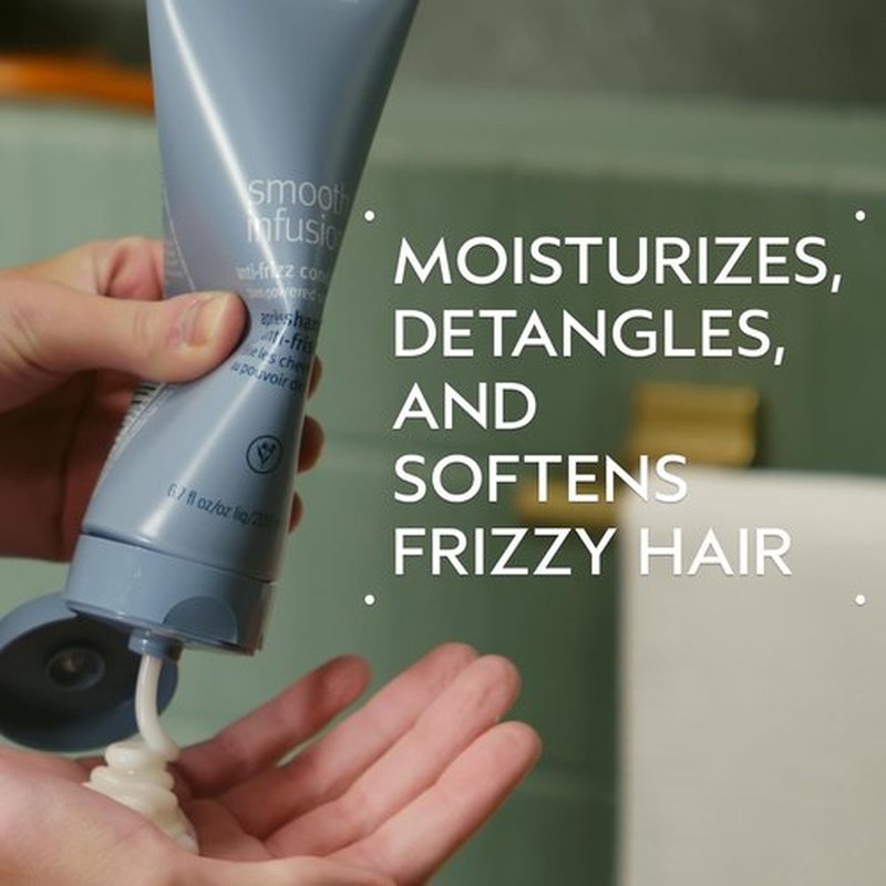 Aveda Smooth Infusion Anti-Frizz Conditioner - Smoothing Formula for Frizz Control | Silicone-Free | Medium & Thick Hair