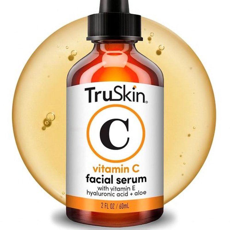TruSkin Vitamin C Serum - Anti-Aging Face Serum with Hyaluronic Acid & Vitamin E | Brightens Dark Spots & Fine Lines, 2 Fl Oz