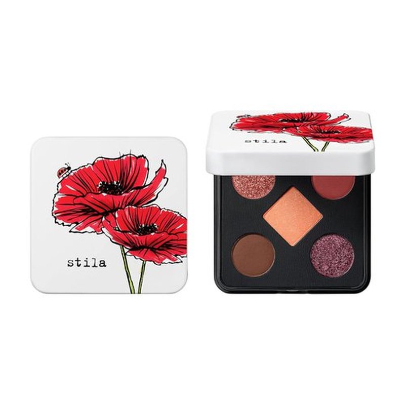 Stila Pocket Play™ Eye Shadow Palette - 5 Versatile Silky Powder Shades for Eyes & Face | Compact Travel-Friendly Design