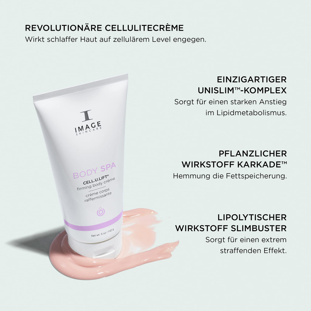 IMAGE Skincare, BODY SPA CELL.U.LIFT Firming Body Crème, Lotion to Visibly Sculpt, Smooth and Tone Skin, 5 oz