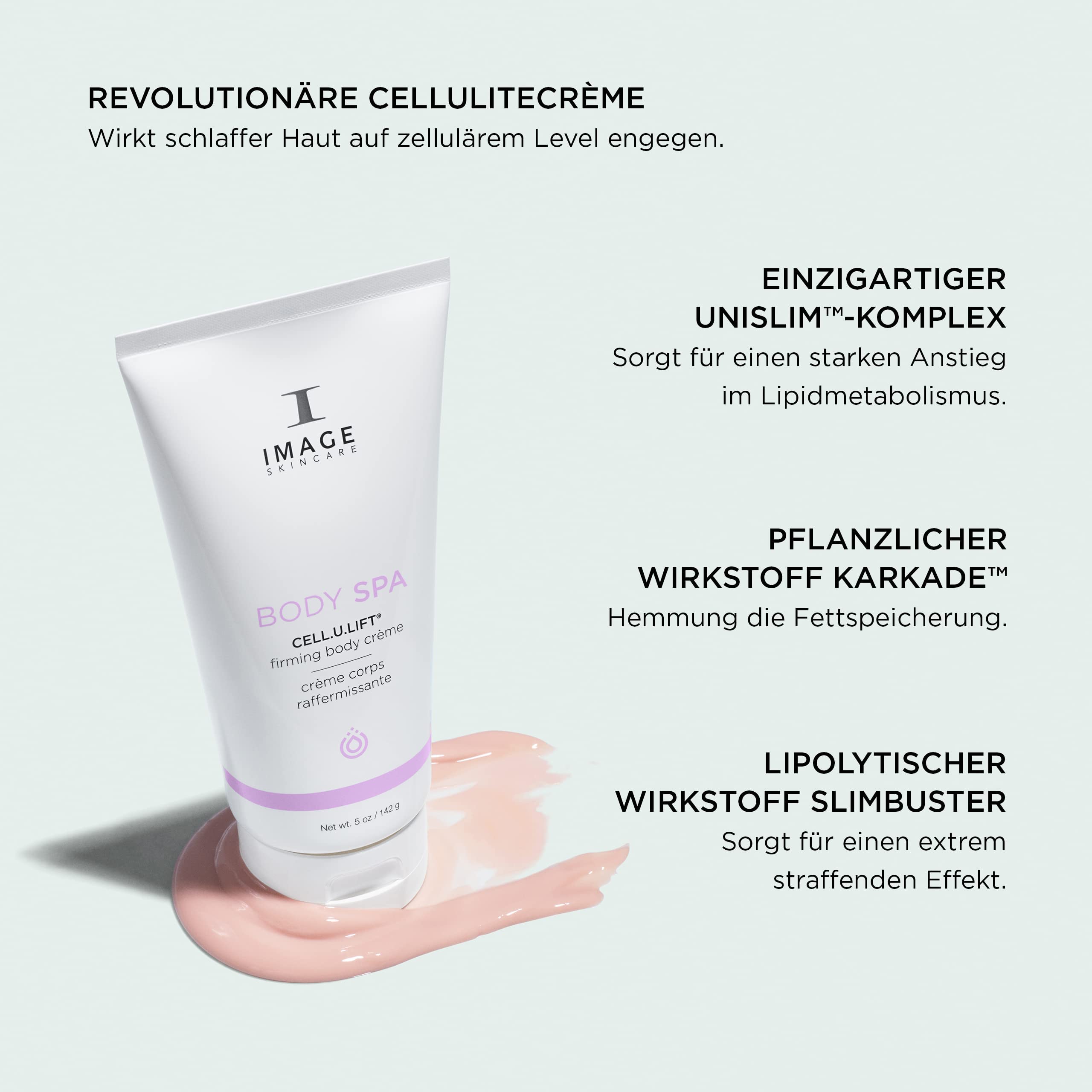 IMAGE Skincare, BODY SPA CELL.U.LIFT Firming Body Crème, Lotion to Visibly Sculpt, Smooth and Tone Skin, 5 oz