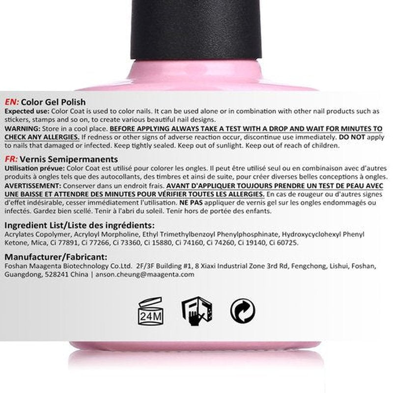 AIMEILI Chameleon Gel Nail Polish Hema Free Color Changing Nail Polish Gel U V Gel Polish Manicure Kit Set Of 6pcs X 10ml - Kit Set 66