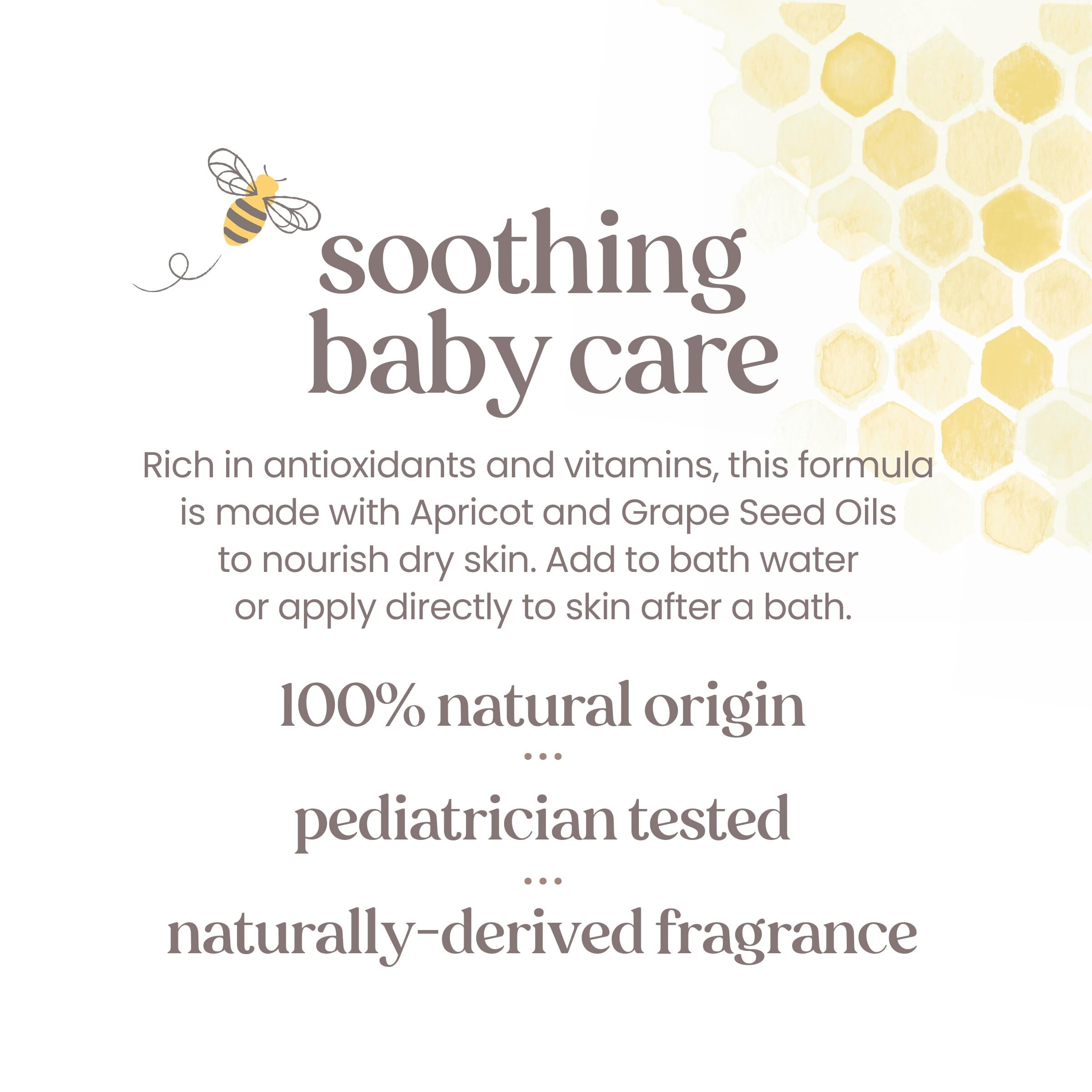 Burt's Bees Baby Nourishing Baby Oil, 100% Natural Origin Skin Care - 5 Ounce Bottle