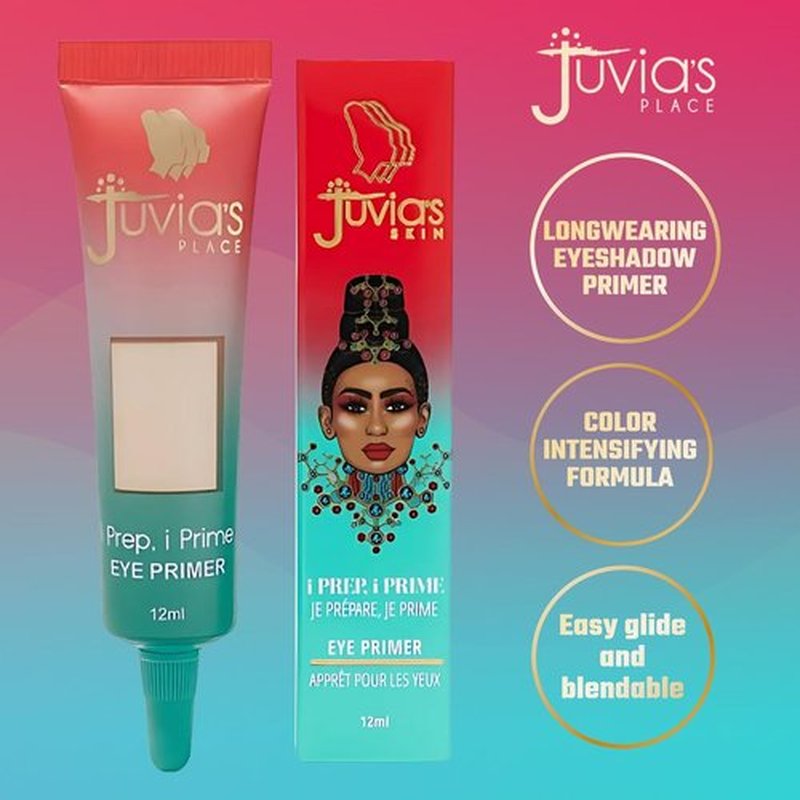 Juvia's Place i Prep, i Prime Eyeshadow - Milky White Cream Base for No Crease Eye Makeup
