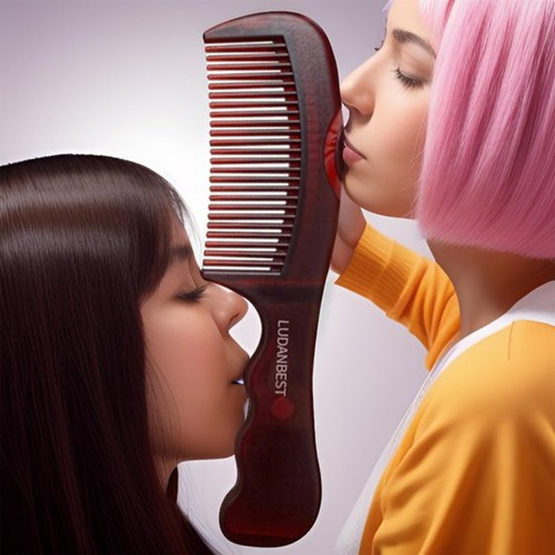 2PCS Anti Dandruff Comb, Scalp Detox Comb for Scalp Build Up, Sweep Dandruff Removal Brush for Hair Care (Patented)