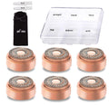 Replacement Heads for Flawless Hair Remover Gen 2, 18k Gold Facial Hair Remover Replacement Head with Compartment Storage Box, Women Painless Replacement Blades fit Finishing Touch Flawless