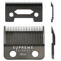 Supreme Trimmer DLC Coated Steel Replacement Blade CBT24 | Taper Blade for Darkstar72 & Most Hair Clippers | Black