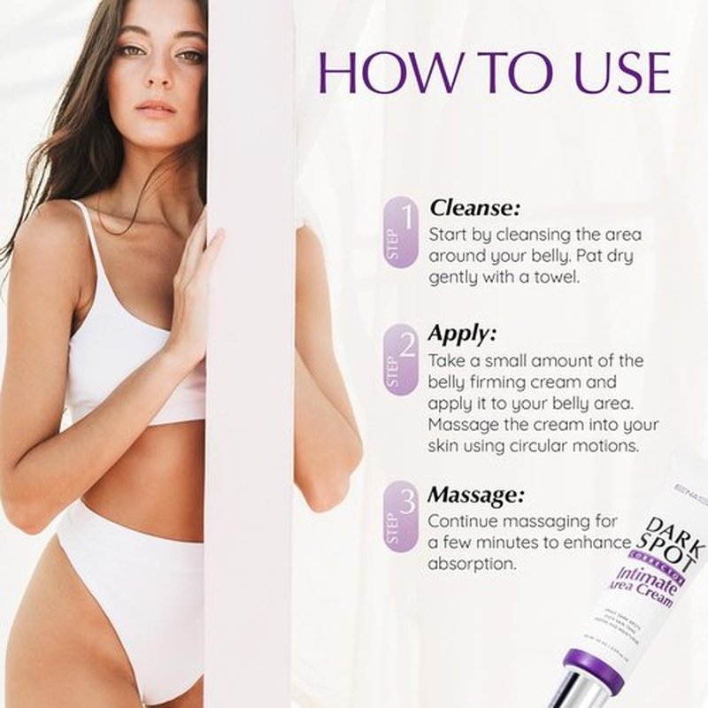EnaSkin Dark Spot Remover Cream for Intimate Parts: Skin Bleaching Cream Dark Spots Corrector for Face and Body, Underarm, Inner Thighs, Bikini Area, Elbows & Knees - 2 Fl Oz