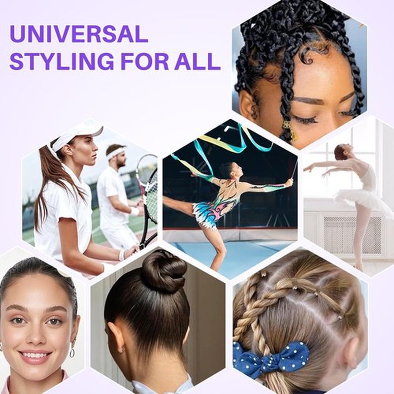 START MAKERS Hair Wax Stick and Slick Back Hair Brush Set for Women Kids Men 5PCS, with Edge Brush, Teasing Brush, Rat Tail Comb & Mini Boar Bristle Brushes for Flyaways, Control, Sleek, Ponytail Buns
