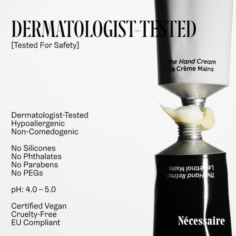 Nécessaire The Hand Retinol Serum - Anti-Aging Repair for Wrinkles & Spots | 0.25% Pure Retinol, 2.2 fl oz