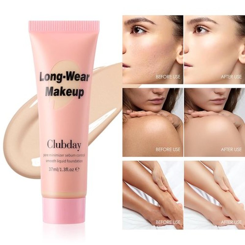 Regine Switzerland Long-Wear Liquid Foundation - Pore Minimizer & Oil-Free Matte Finish, 37ml/1.3 Fl Oz