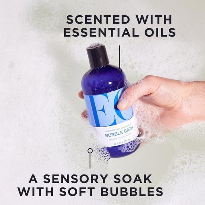 EO Bubble Bath - French Lavender Scent for Relaxation - 12 Fl Oz