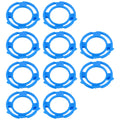 LT Easiyl 10pcs Shaver Blade Retaining Rings Blade Holder Clip Clips Compatible with Philips S5008 S5010 S5011 S5013 S5015 Shaving Blue