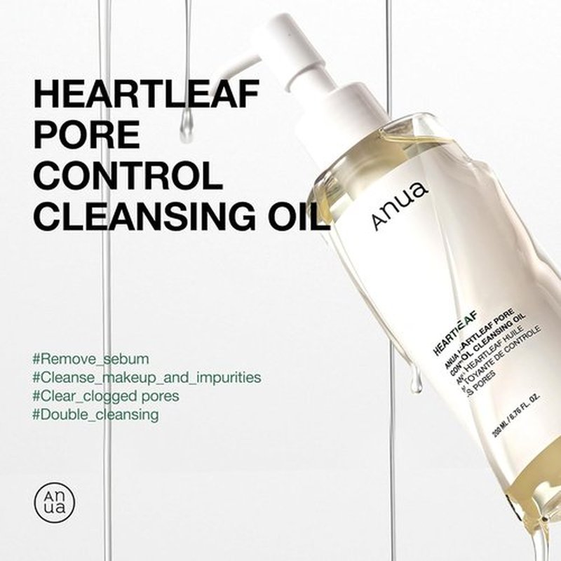 Anua 3-Step Glass Skin Set - Oil Cleanser & Face Wash with Niacinamide Facial Serum | Korean Skincare Routine