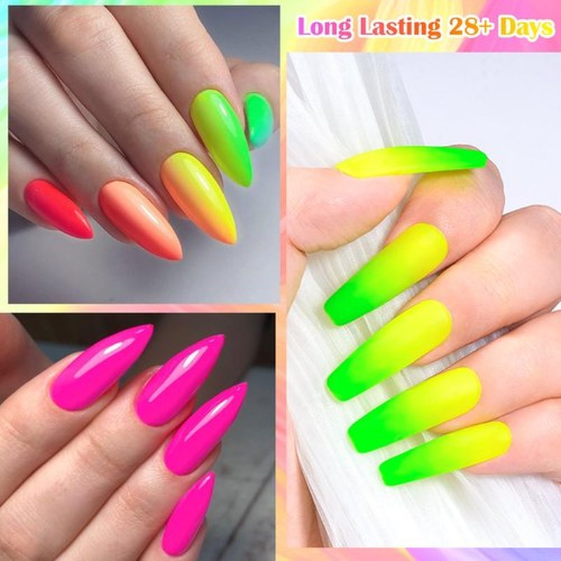 MTSSII Rubber Base Gel for Nails of 12 Colors Neon Orange Green Blue Yellow Rose Red Builder Base Gel Nude Purple Gel Nail Kit Popular Nail Art DIY Manicure Gifts DIY Salon