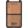Catrice Butter Like Bronze & Contour Palette | 2-in-1 Ultra-Blendable Bronzer & Contour Duo | Buttery Powder Texture | Vegan & Cruelty Free (010 | Born To Shape)
