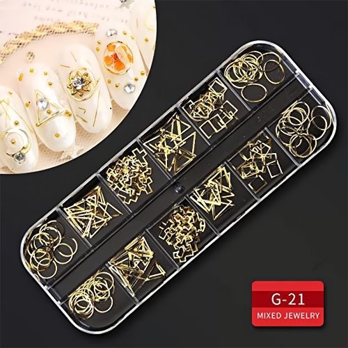Nail Art Kit, Nail Design Tools Kit with Nail Art Brushes, Nail Art Dotting Pens, Nail Stickers for Nail Art, Nail Charms and Gems, Nail Rhinestones, Nail Art Decoration Kit
